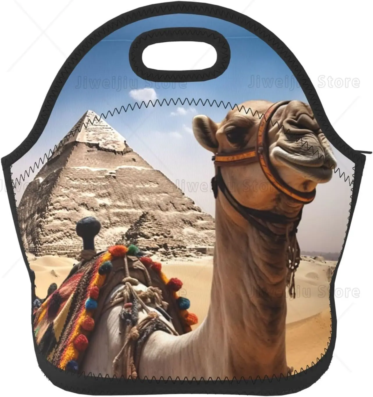 

Pyramid Camel Lunch Bag for Women Insulated Tote Bags Reusable Box for Men Leakproof Cooler Container