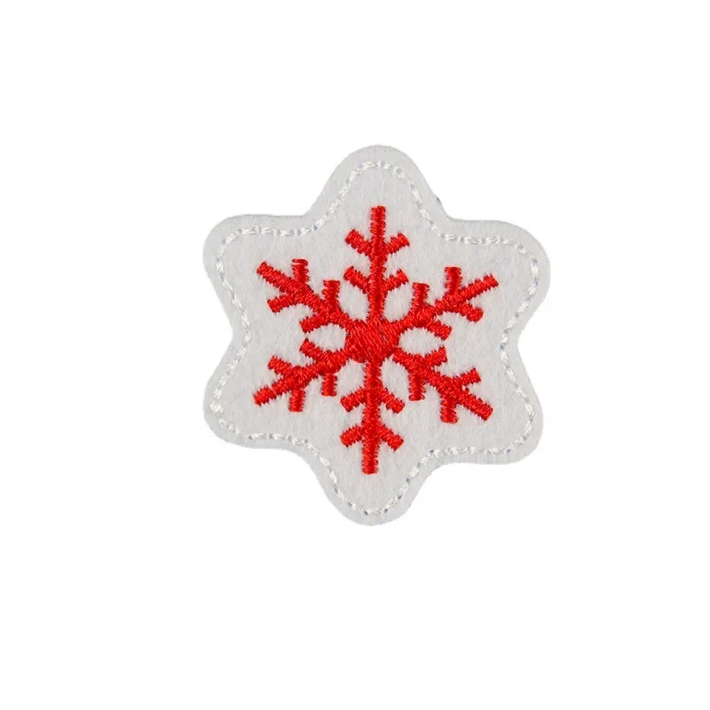 200pcs/Lot Luxury Small Embroidery Patch Romantic Snowflake Christmas Shirt Bag Clothing Decoration Accessory Craft Diy Applique