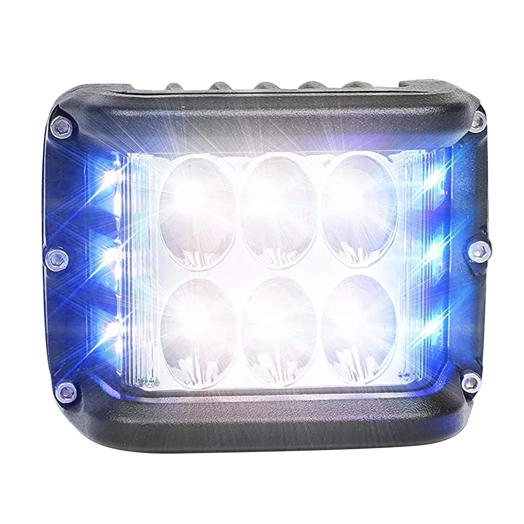 

4Inch Dual Side Shooter Off Road Strobe Light Bar LED Work Lights Fog Light for Truck Trailer Boat SUV RV