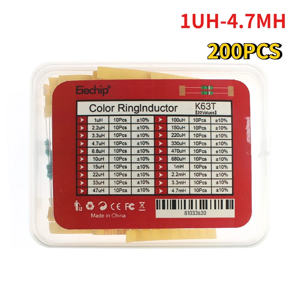 200Pcs 20Values Ind…