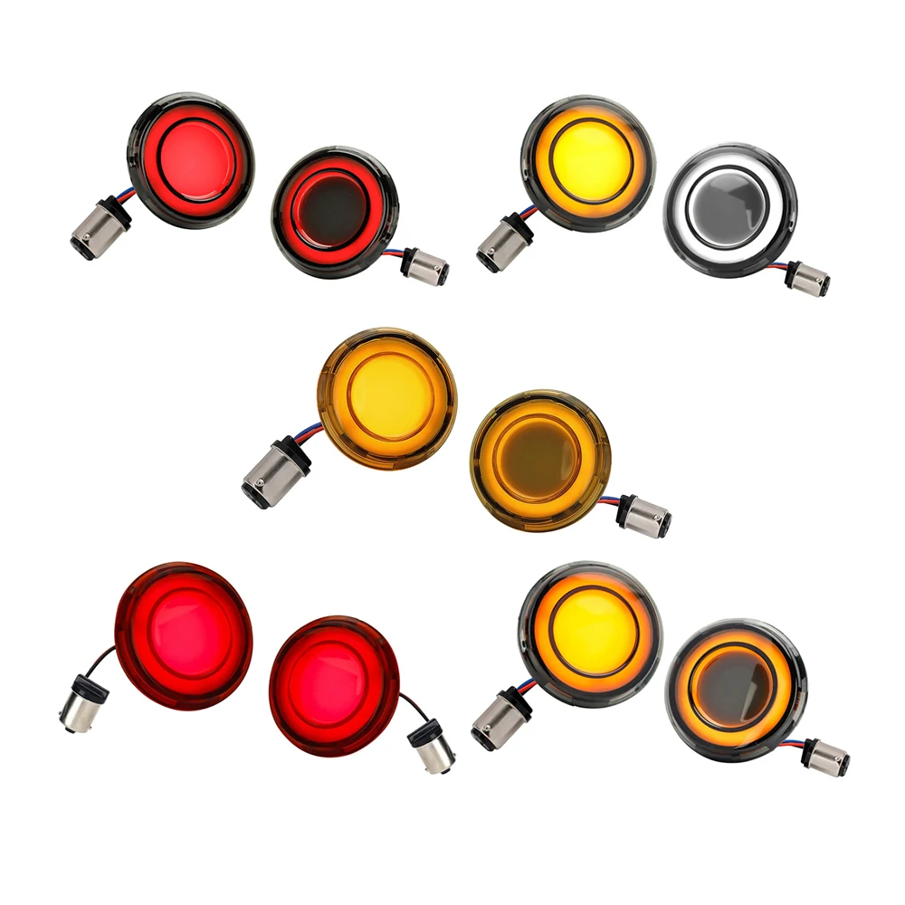 2 шт. передние светодиодные указатели поворота для Harley Touring Electra Ultra Road CVO Softail FLHC FLSTN FLSTSB Dyna FXDX Dyna 2002-2017 2 шт. передние светодиодные указатели поворота для Harley Touring Electra Ultra Road CVO Softail FLHC FLSTN FLSTSB Dyna FXDX Dyna 2002-2017