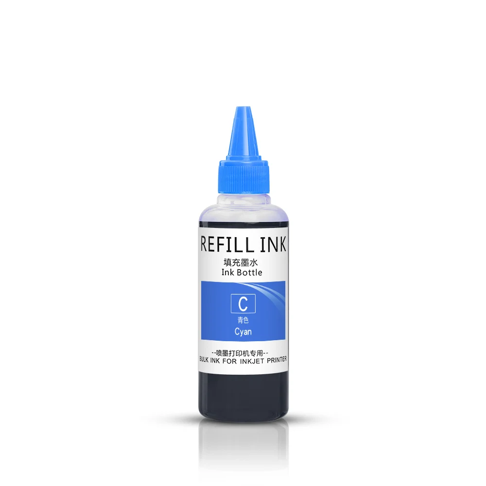 100ML Refill Dye Ink Suitable For Epson HP Canon Brother Deskjet Desktop Printer