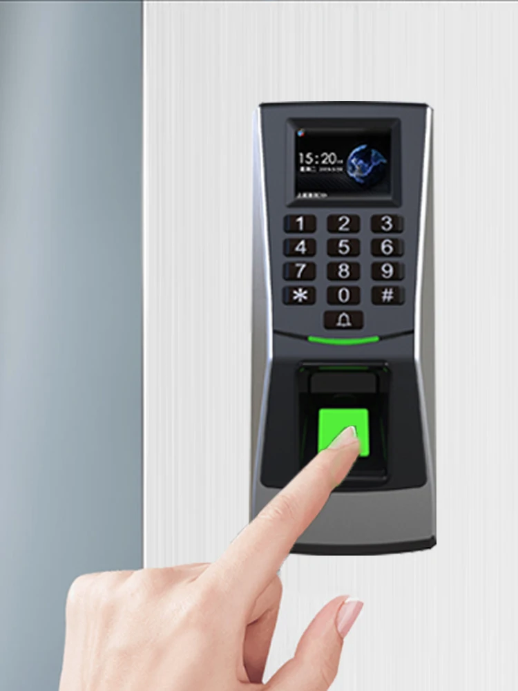 2.8 Inch TFT Color Screen Fingerprint Time Attendance Access Control Card Reader is Suitable for Office and Factory