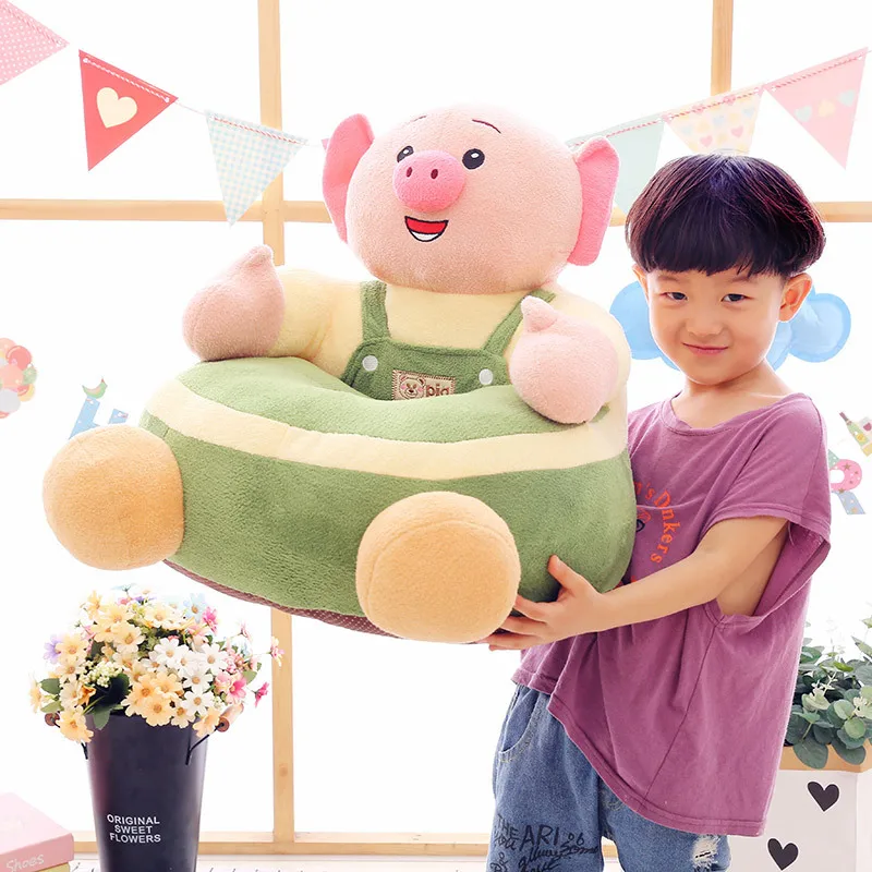 Explosive Creative New Pig Little Fart Child Sofa Seat Plush Toy Net Red Pig To Give Children Gifts Baby Sofa Armchair