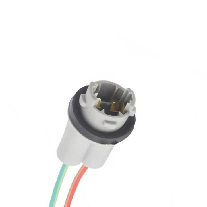 

2pcs For 501 W5w T10 Bulb Holder Socket Pre Wired Led Halogen Lamp Rubber Seal Car Accessories Car Light Holder Socket Pre Wired