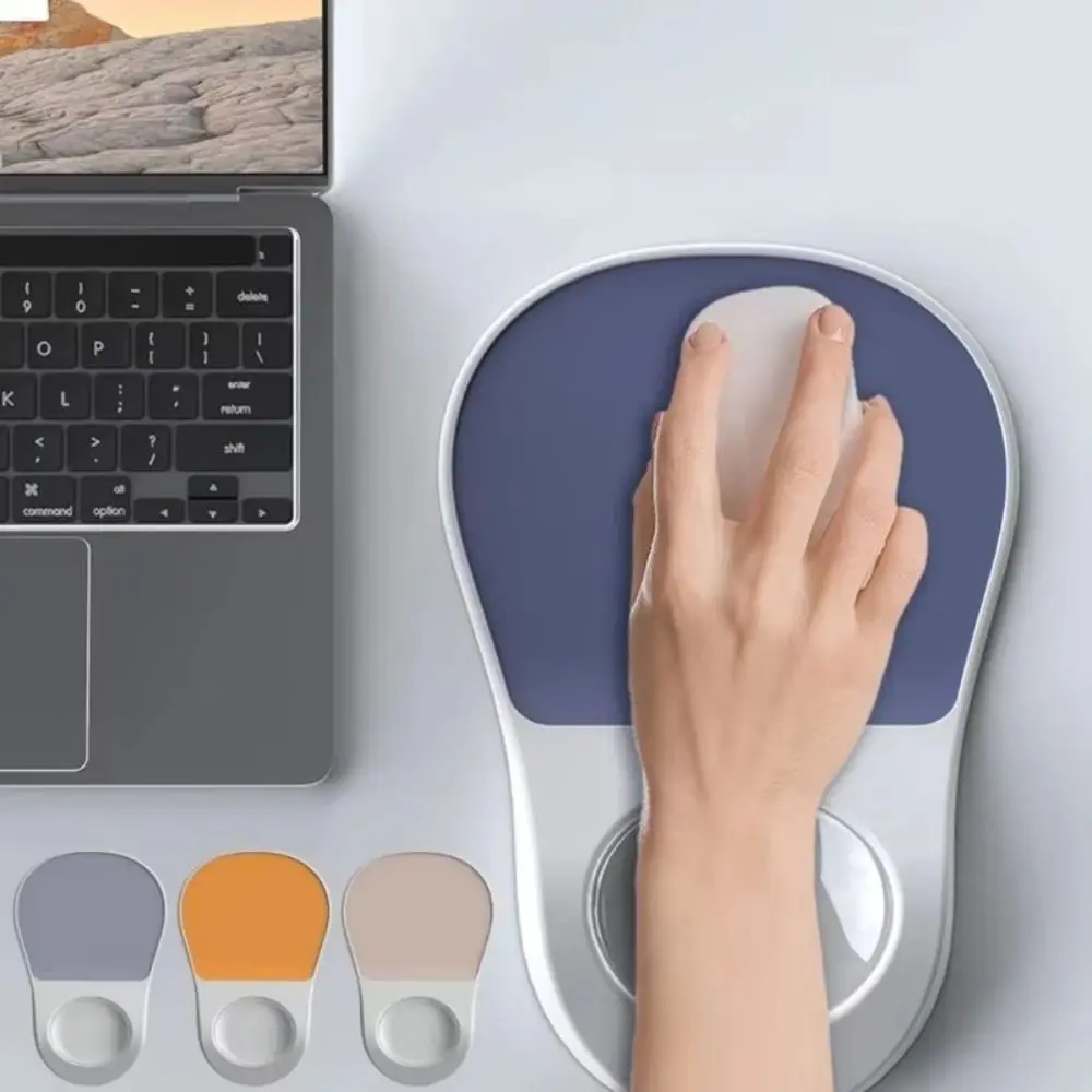 

Smooth Surface Ergonomic Mouse Pad Non-Slip Wear-resistant Mouse Pad with Wrist Rest Easy Clean Comfortable