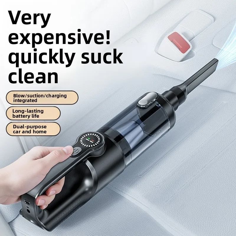 

New car vacuum cleaner Super suction car household mini large suction handheld small wireless vacuum cleaner