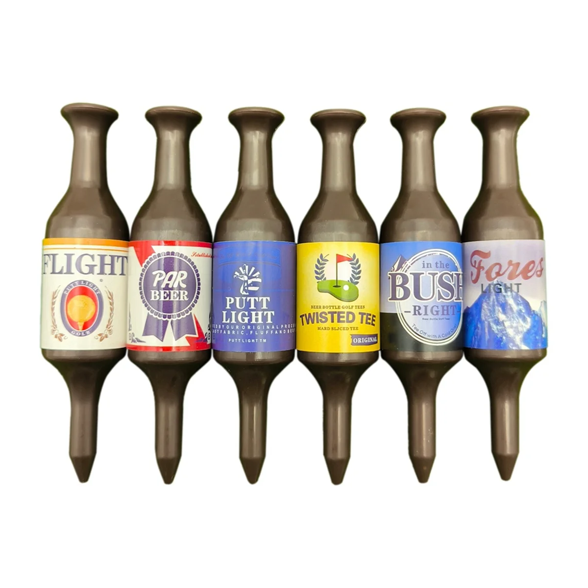 

6Pcs Golf Tees Beer Bottle Golf Tees for Golfers