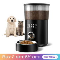 4L Automatic Cat Feeder Smart Dog Food Dispenser Pet Feeding Bowl with Programmable Timer Pet Supplies 5 Meals Per Day