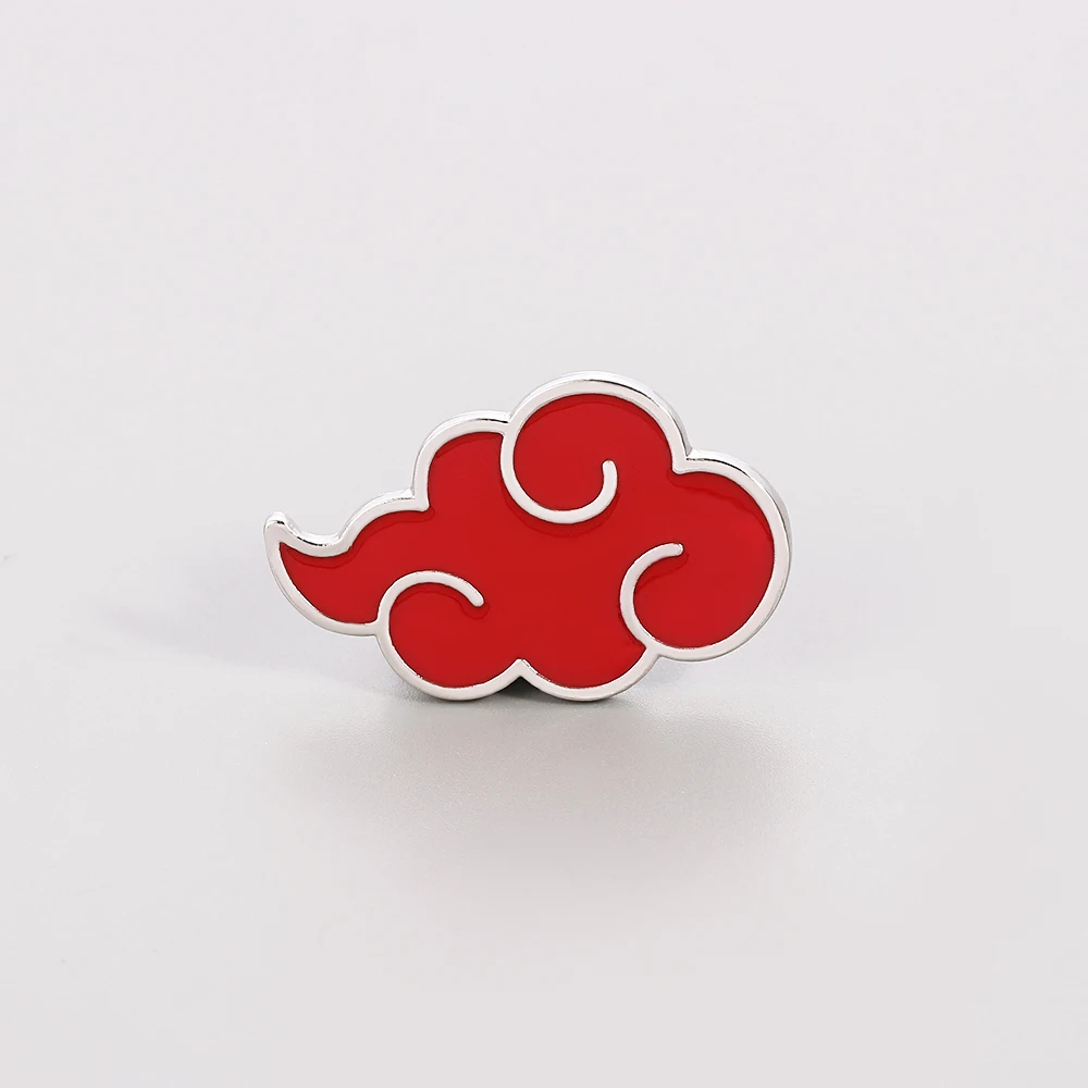 Cartoon Anime Red Cloud Jewelry Pins for backpacks Lapel Enamel Pins and Brooches for Bags Badge Friend Kids for Gifts