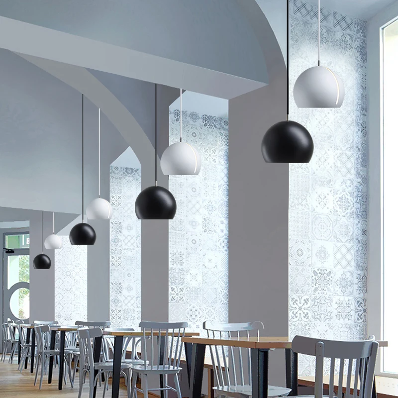 Nordic Modern Pendant Lights Creative Iron Hanglamp For Living Room Bedroom Dining Room Bar Decor Loft E27 Luminaire Suspension