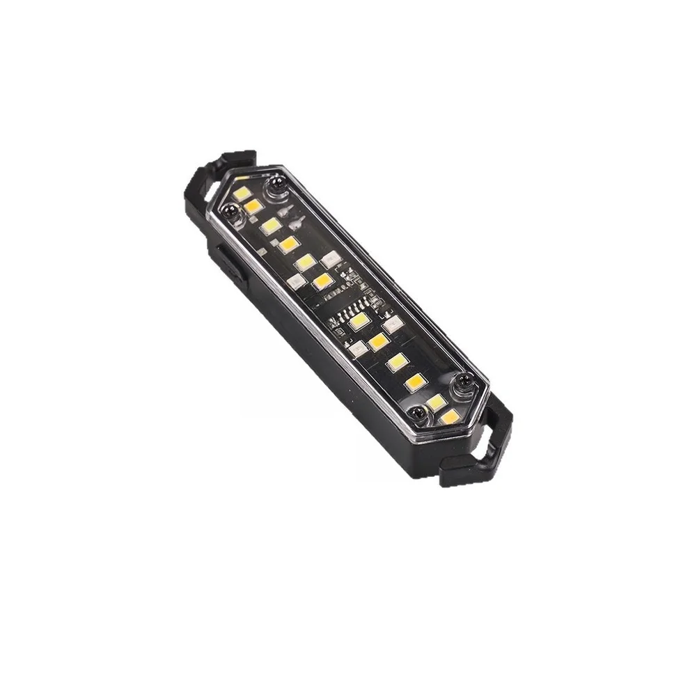 Camping LED Light with Wind Rope Design Magnetic Base 12 LEDs 7 Lighting Modes 60h Runtime 28.5g 100.5x20x15.7mm Black