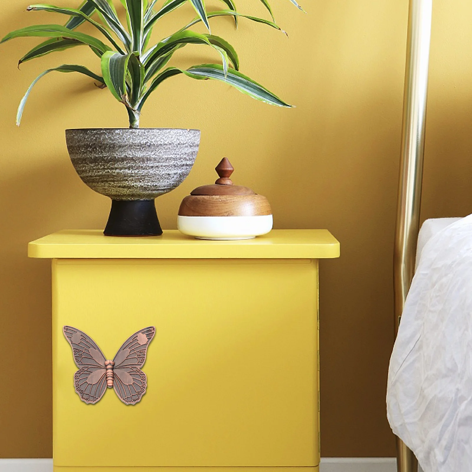 

4pcs Butterfly Pull Handles Vintage Cabinet Knob For Drawer Door Cupboard Replacement Durable Alloy Furniture Hardware Handle