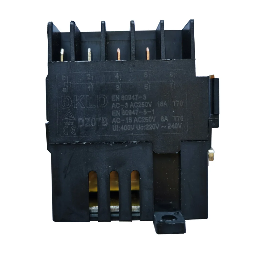 DKLD DZ07B EN60947 250V 16A  T70 Relay 8 Contacts 3 NO 8 Pins Single Phase Electromagnetic Switch