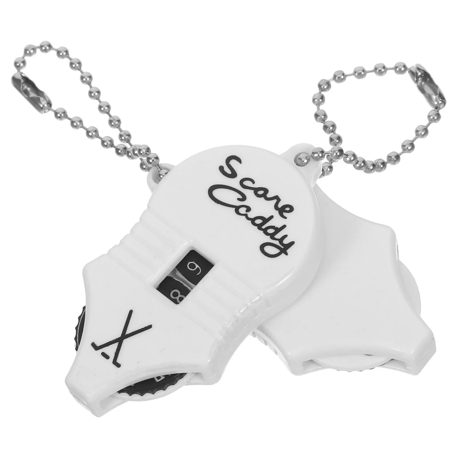 2 قطعة عداد نقاط الجولف الصغير على شكل فأر جهاز مسجل السكتة الدماغية المدمج تسجيل نقاط الجولف الدقيق للاعبين