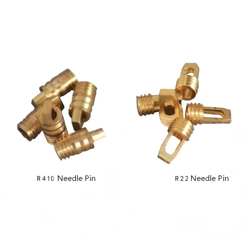 10pcs AC Refrigerant Charging Needle Valve Pin – Fits R22 & R410A Hoses for Fridge & Air Conditioner