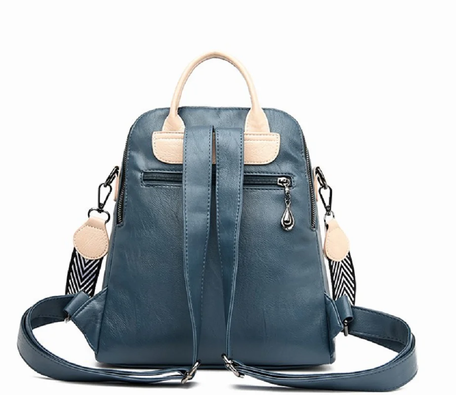 Women’s Backpack Fashion Designer High Quality Soft Leather Large Capacity Travel Shoulder Bags School Bag Ladies Backpacks