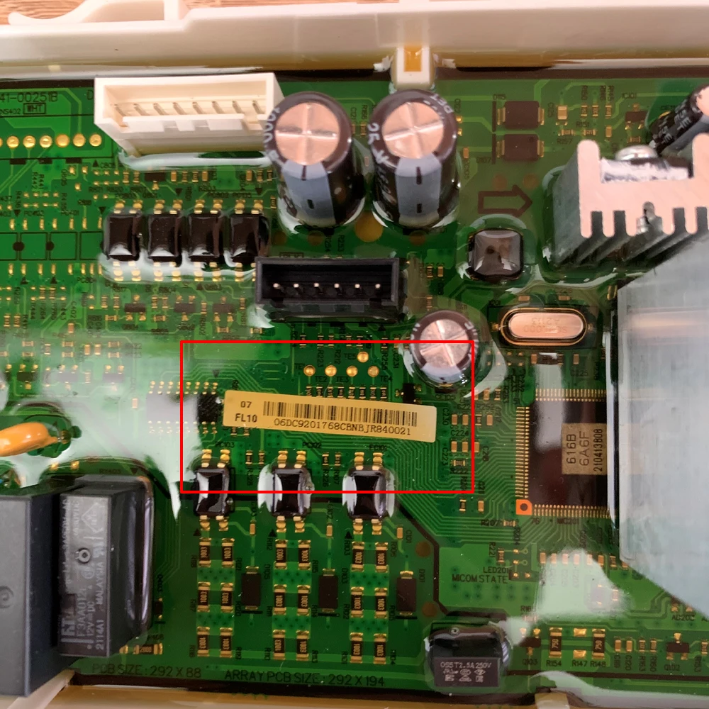 العلامة التجارية الجديدة الأصلي اللوحة الأم لماكينة غسيل الأسطوانة من أسطوانات DC92-01768C