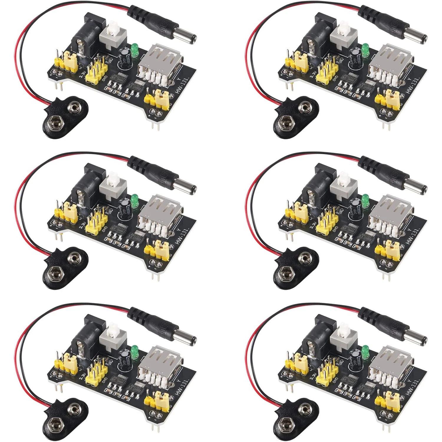 6Pcs MB102 3.3V/5V …