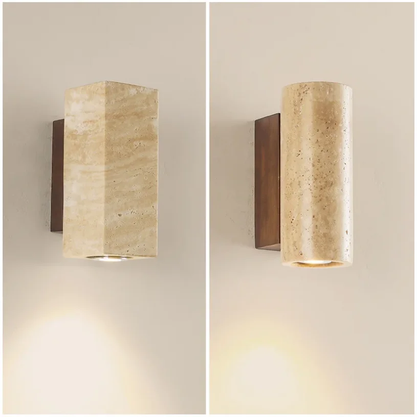 Modern Wall Lamp Bedroom Bedside Background Outdoor Stone Kitchen Restaurant Corridor Sconce Lighting Indoor Light Decoration