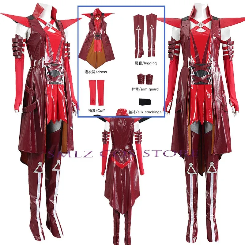 

Злая Ведьма Косплей Аниме Косплей Боротьба Костюм Алая Женская Боевая Униформа Комплект Маскировка Взрослых Женщин Фэнтезийные Наряды
