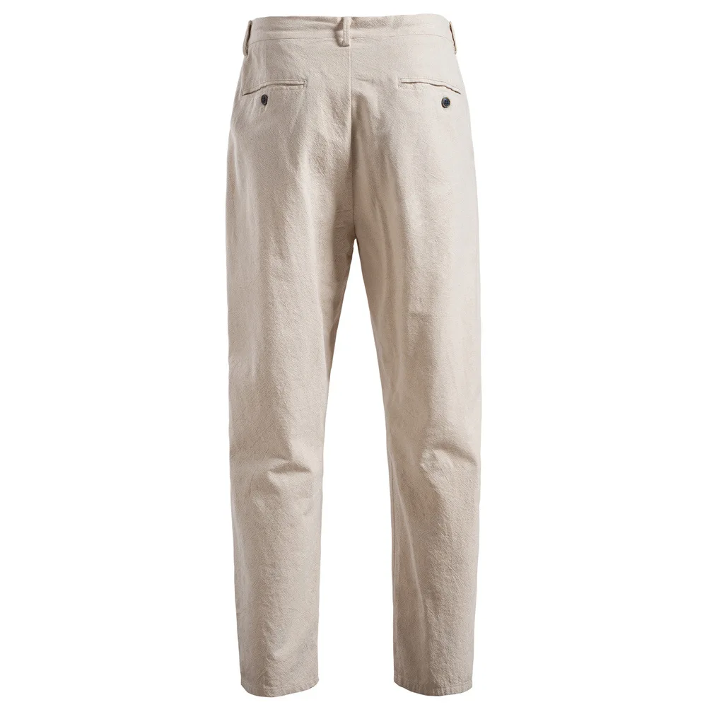 

Spring Summer Men's Casual Versatile Long Pants Faionable Urban Loose Fit Youth Daily Wear Color Classic Sle