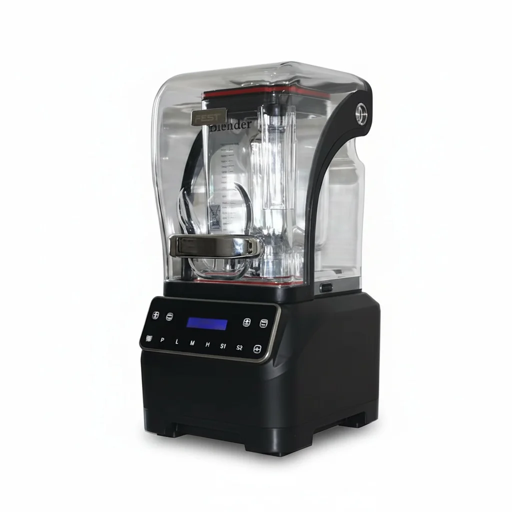 

Commercial Blender 1.8L Stainless Steel 304, Vacuum Blender High Power Smoothie Maker for Bubble Tea Shop and Juice Bar