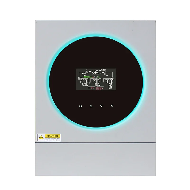 High Efficiency 4KW 6KW 120A MPPT Solar Inverter Switched Grid Connected Hybrid Single Sine Wave Inverter System