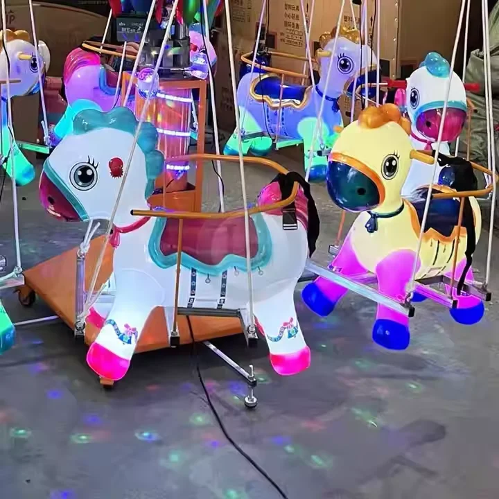 

Hot Selling High Quality Square Electric Swing Small Carousel for Toddlers Ready for Sale