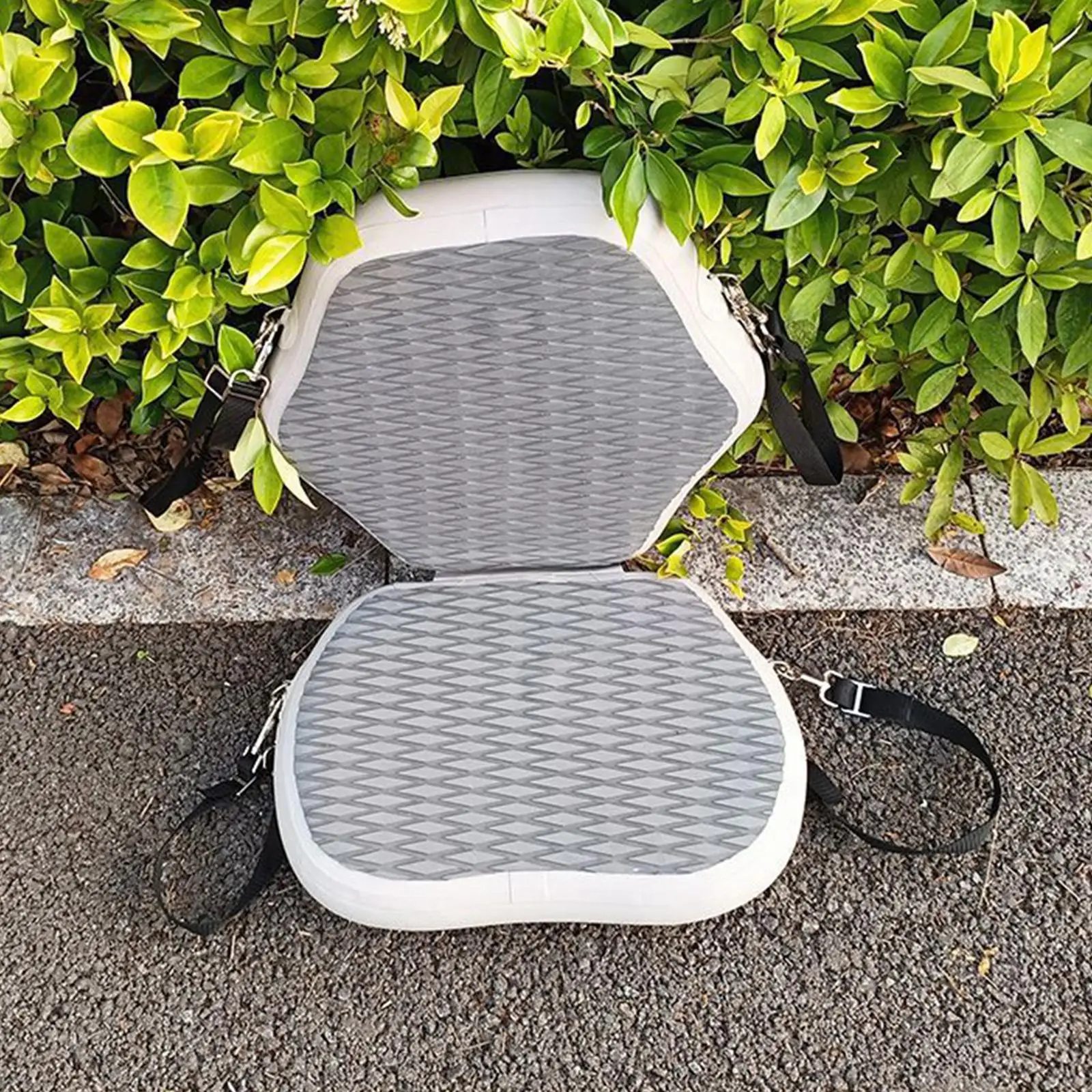 

Kayak Seat Inflatable Portable Adjustable PVC Boat Chair with Back Support for Fishing Canoe Rowboat