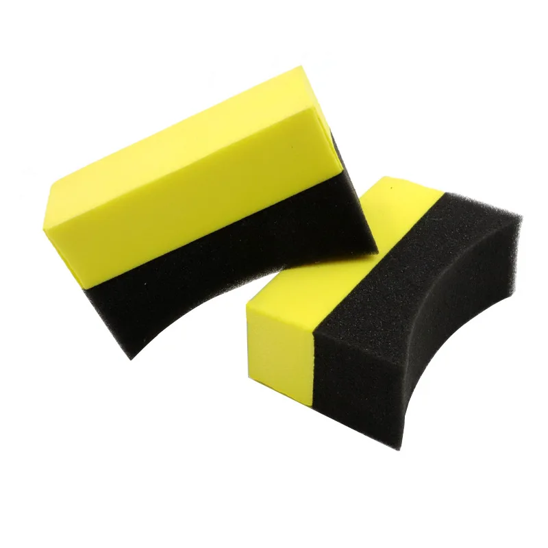 1/2Pcs Car Wheel Cleaning U-Shaped Sponge Tyre Washing Absorbent Sponge Pad Brush Tool Car Washing Accessories