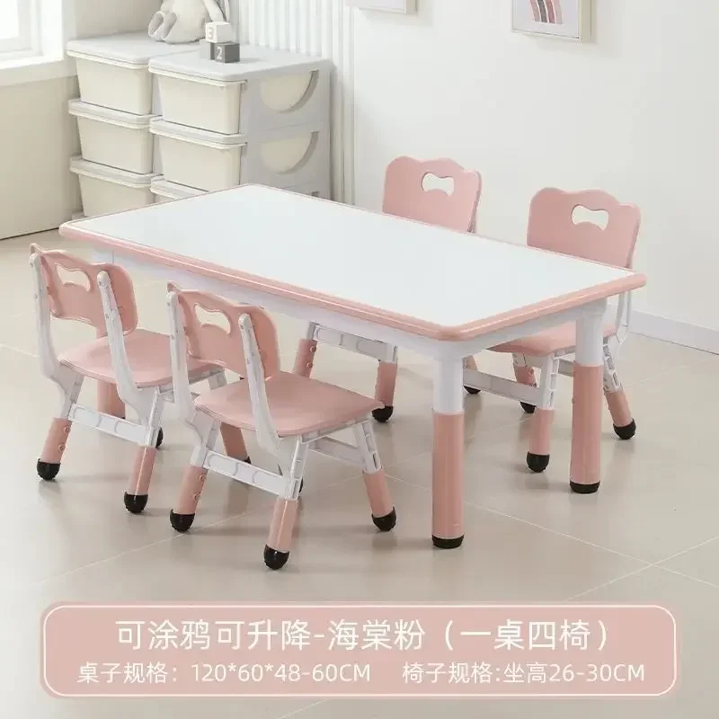 Kindergarten tables and chairs, children's study tables, lifting special desks, home graffiti writing toys, painting tables