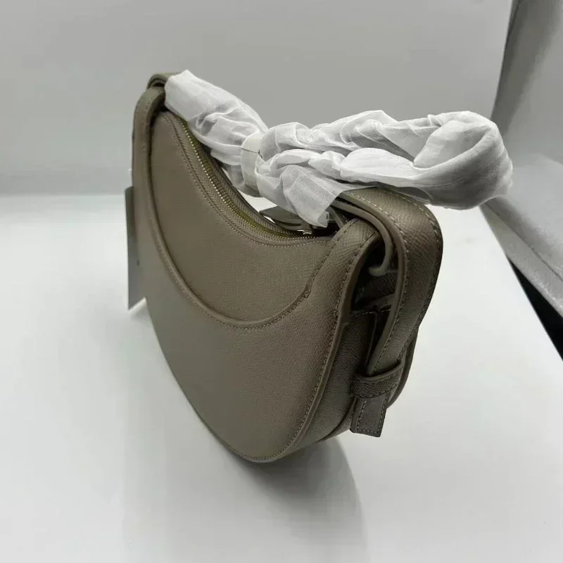 2024 Cowhide Simple Dumpling Shape Shoulder Handbag New Brand Designer Tote Bags for Women Luxury Brand Genuine Leather
