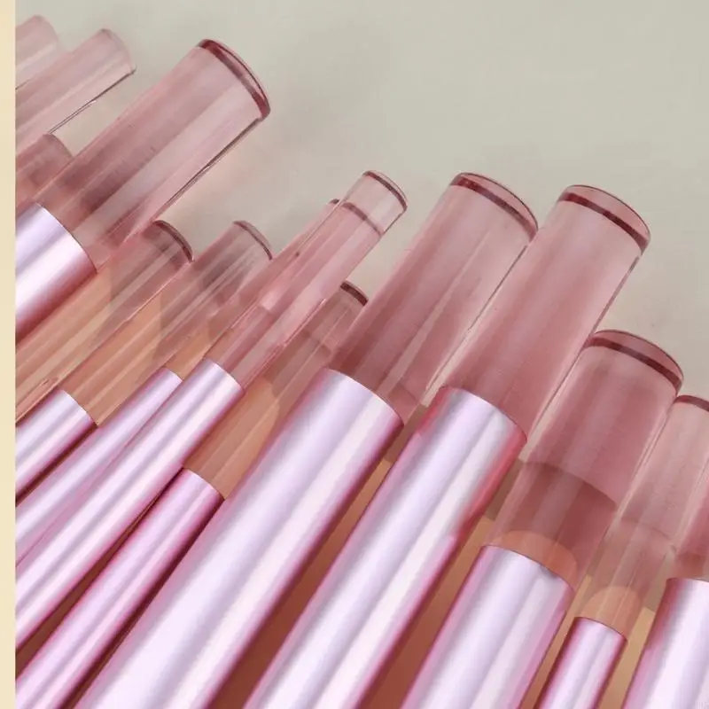G99E Professional 16Pcs Long Handle Makeup Brush Set Cosmetic for Powder Contouring