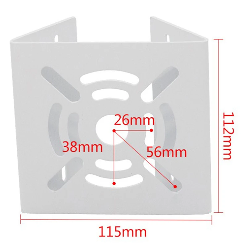 CCTV Camera Mounting Bracket Metal Pole Holder Security Surveillance Installation Accessory Outdoor Indoor Use