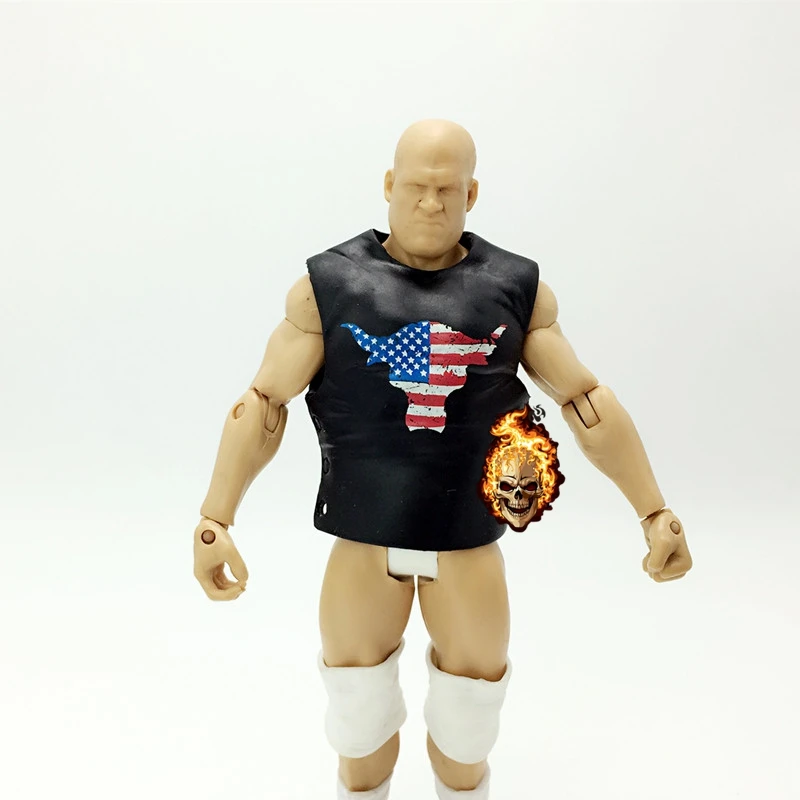 정품 레슬러 의류 인형 액세서리 코트 로브 망토 조끼 액션 피규어 컬렉션 관절 액세서리 가동형 인형 장난감 5