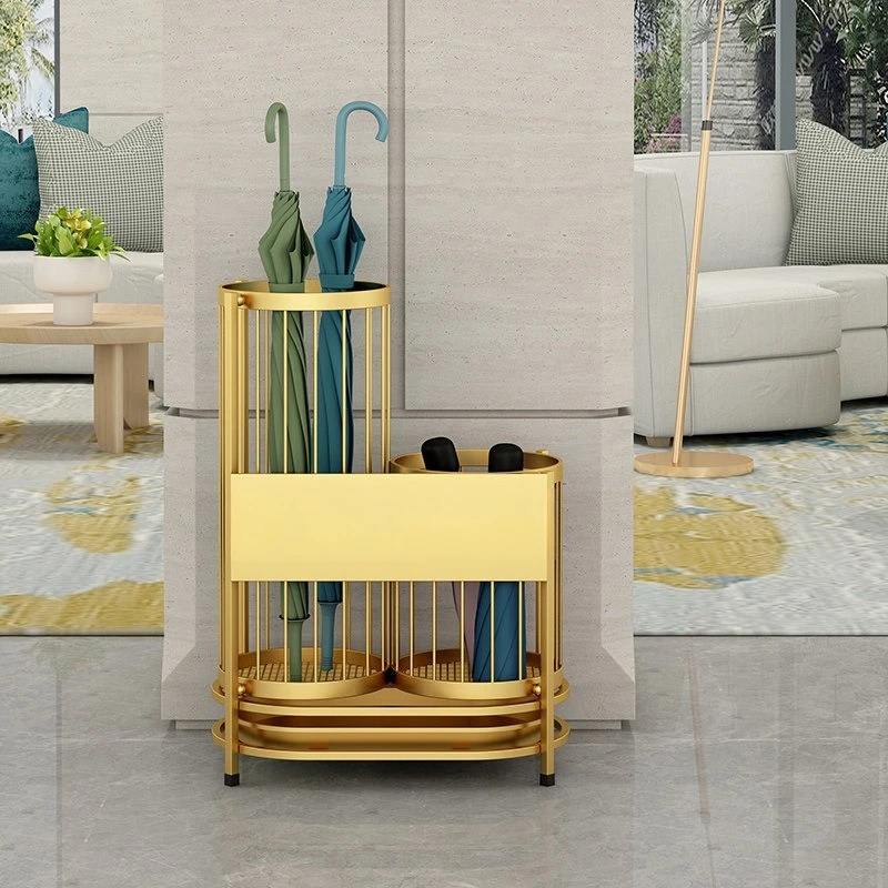 Umbrella rack Storage rack Commercial umbrella barrel door hanging and installing umbrella rack