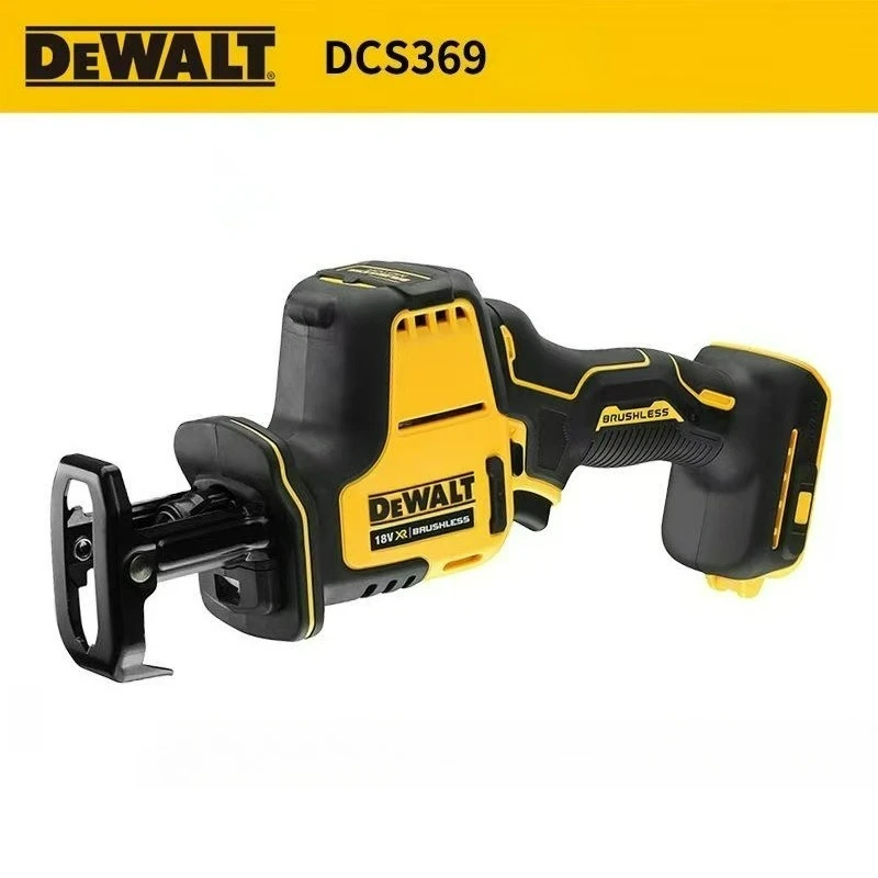 

DEWALT DCS369 20V MAX Brushless Cordless Reciprocating Saw 2800SPM 16mm Stroke Keyless Blade Change Wood Metal Pipe Cutting