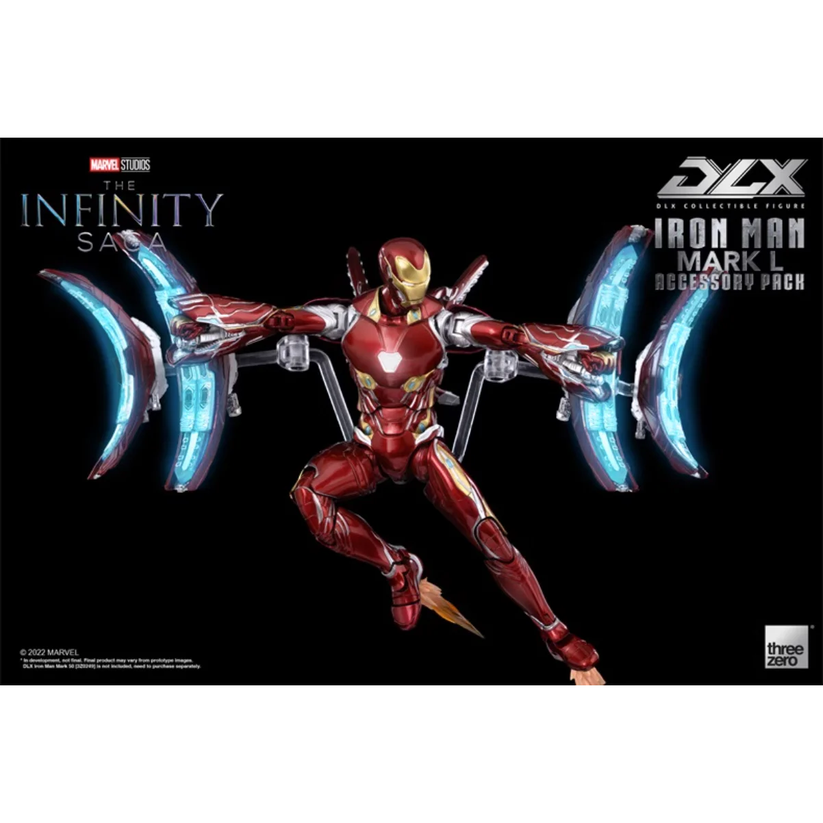 Оригинальный комплект Threezero Threezero DLX Iron Man MARK L Mark50, светодиодная излучающая функция, подвижная скульптура, Коллекционная фигурка, модель Оригинальный комплект Threezero Threezero DLX Iron Man MARK L Mark50, светодиодная излучающая функция, подвижная скульптура, Коллекционная фигурка, модель