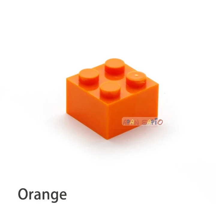 300 stücke Dicke 2x2 Punkte DIY Bausteine Zahlen Bricks Pädagogisches Kreatives Kunststoff Spielzeug für Kinder Kompatibel mit 3003