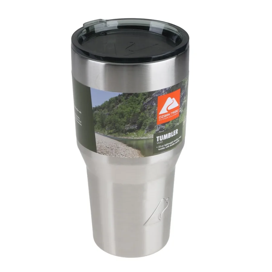 32 oz Stainless Steel Insulated Tumbler Silver