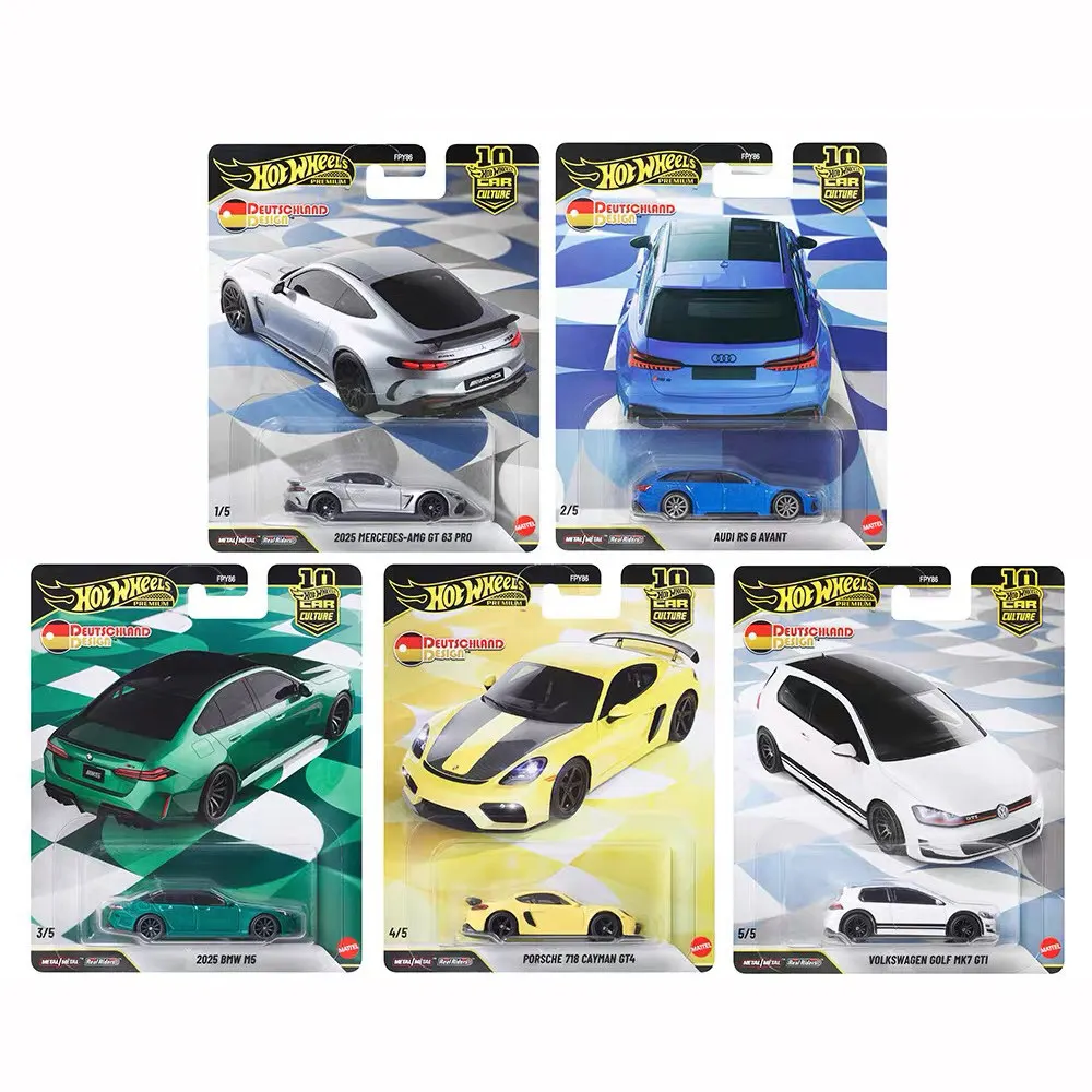 New Hot Wheels Premium Car Culture 2025 Mercedes Amg Gt 63 Pro Diecast Car Model Deutschland Design Collectible Vehicle Toys Car