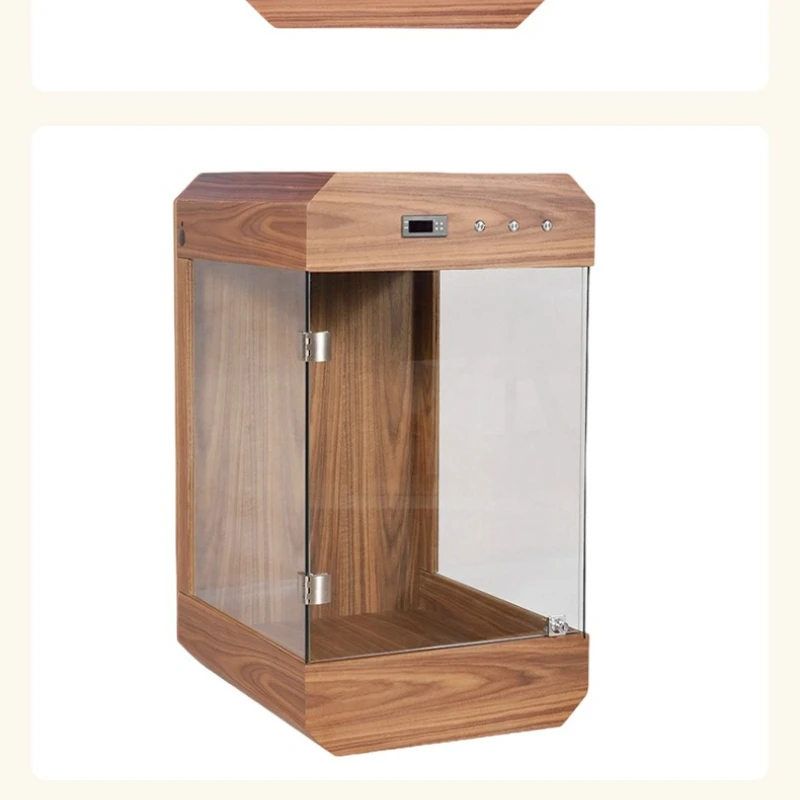 intelligent double-maned lion palace climbing solid wood constant tortoise thermal insulation feeding box pet lizard