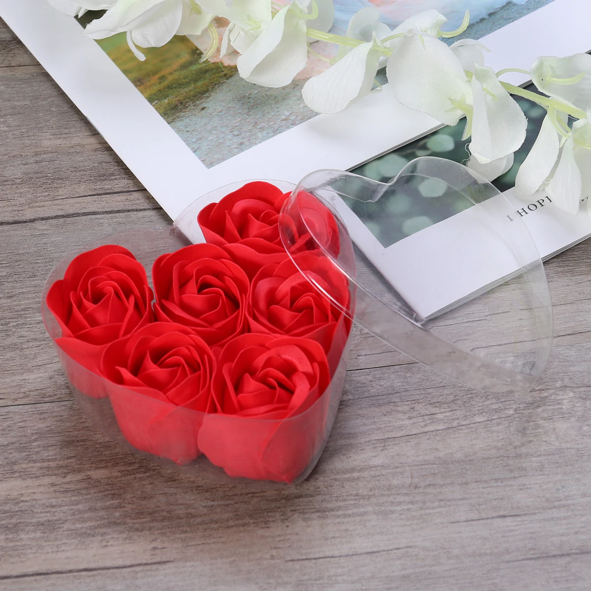

Rose Gift Box Simulation Rose Gift Box Valentin's Day Rose Gift Box Valentin's Day Gift Rose Birthday Gift