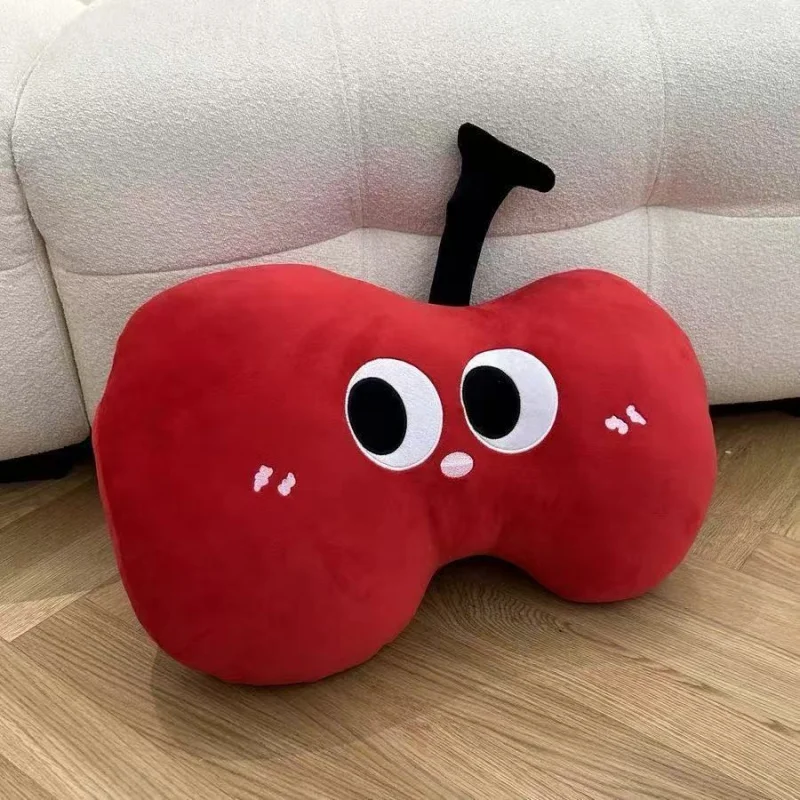 Simpatici occhi grandi Apple Divano Cuscino Camera da letto Cuscino da comodino Peluche per dormire Regalo di Capodanno Compleanno