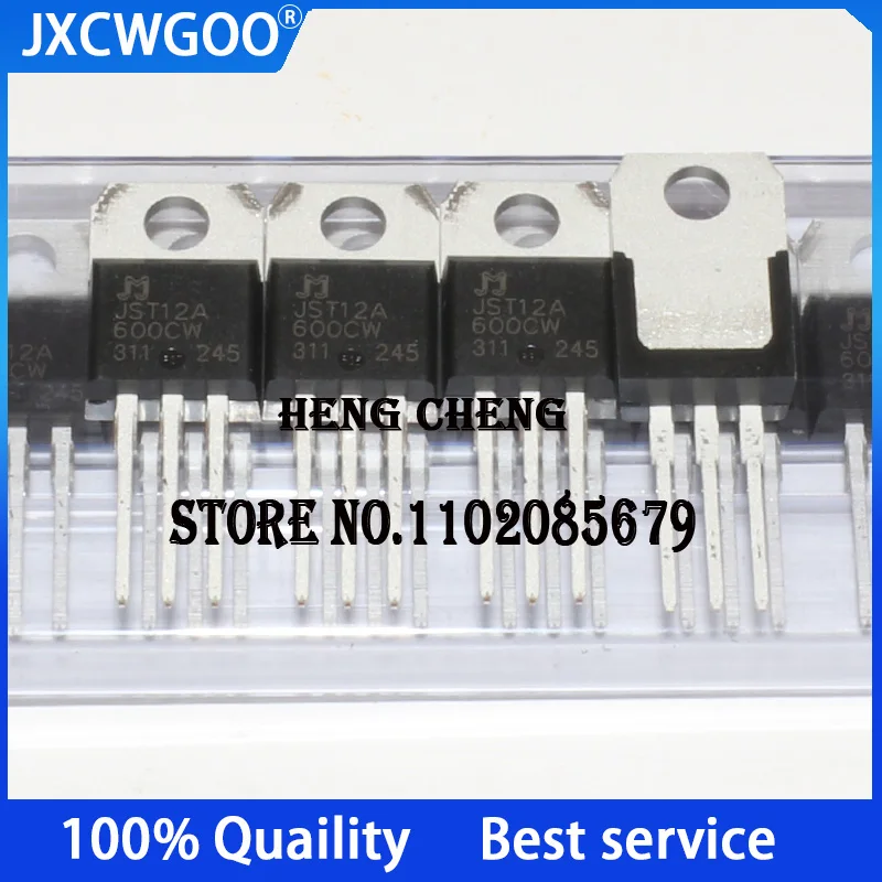 10PCS 100% New Original  JST12A-600CW JST12A600CW TO-220 Thyristor (thyristor)/module