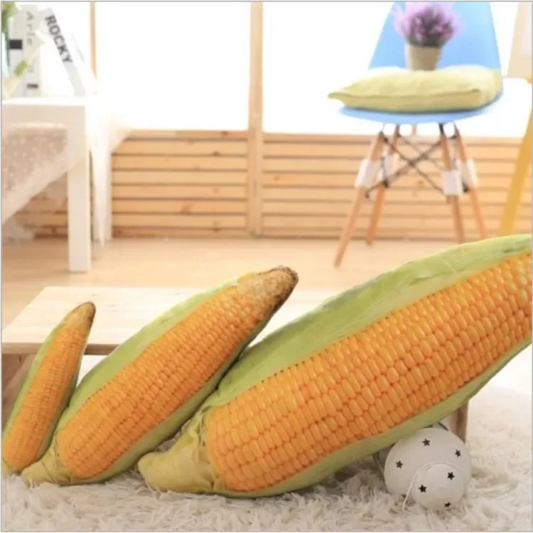 30-75cm Lively Maize corn cob fruit vegetables food Anti-stress soft creative pillow cushion plush girl hobby Children toy gift