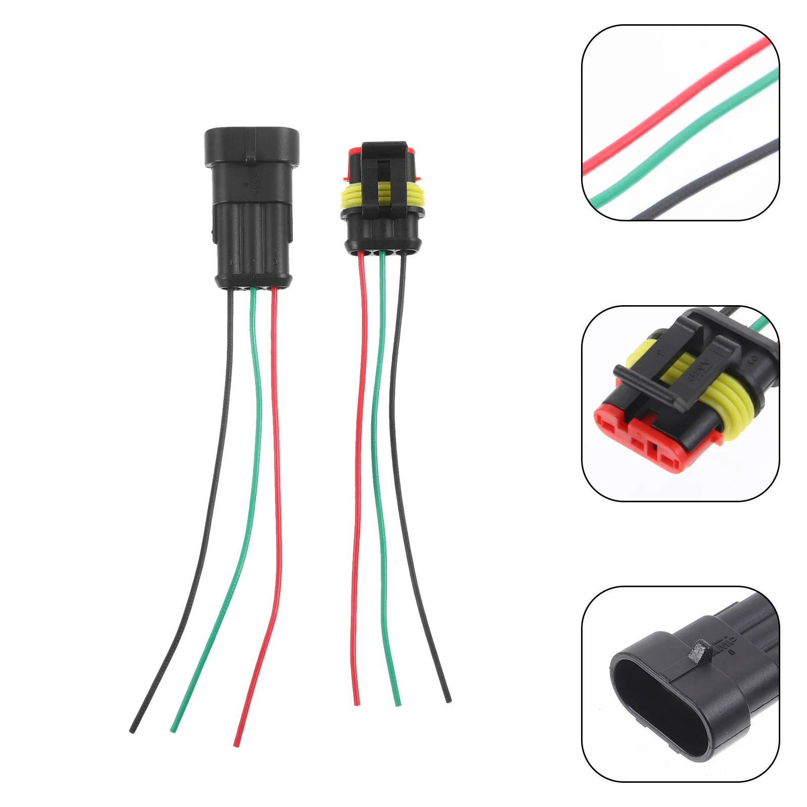 

5 Pairs Quick Connect Wire Connectors Waterproof Automotive Adapter Vehicle