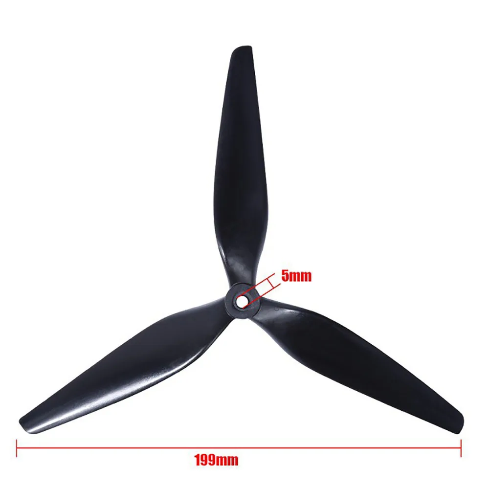 HQProp HQ Macroquad Prop 10X5X3 9X5X3 1050/9050 10inch 9inch 3 Blades Black Carbon Reinforced Nylon Propeller for RC FPV Drones