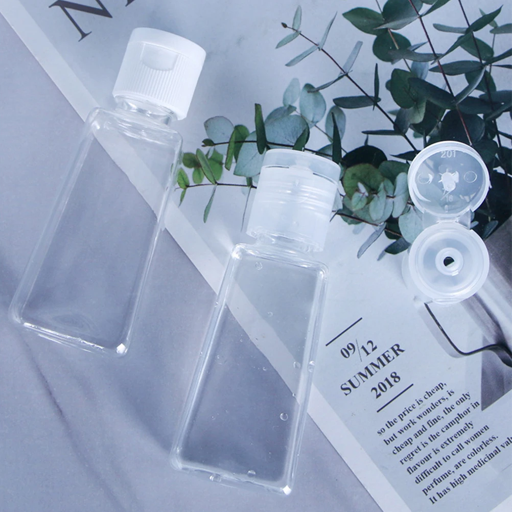 

40Pcs Sub Bottle Simple Transparent Refillable Portable Travel Liquid Bottles Empty Bottle Small Liquid Bottles
